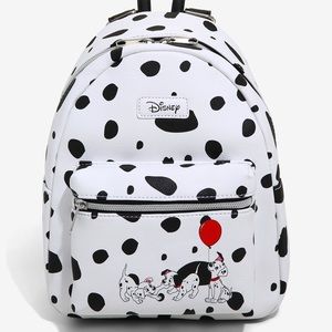 NWT DISNEY 101 DALMATIANS SPOTTED LOUNGEFLY MINI BACKPACK